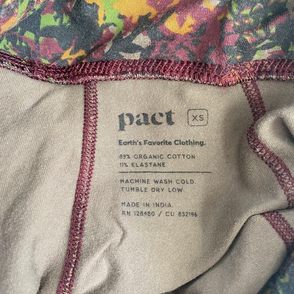 Bundle of Pact Leggings Womens Size XS Organic Cotton Active Purple Sustainable - Picture 2 of 3